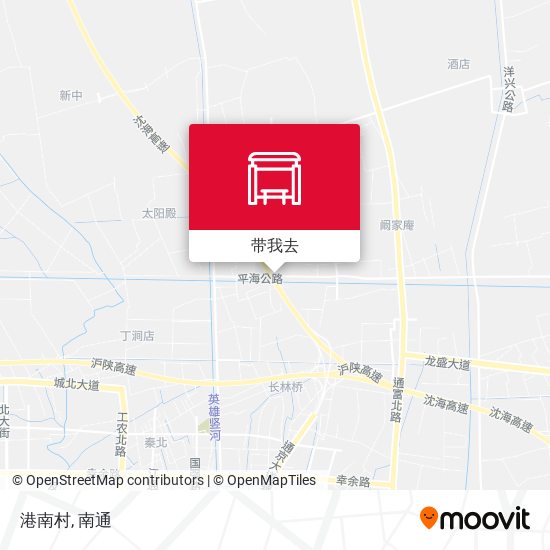 港南村地图