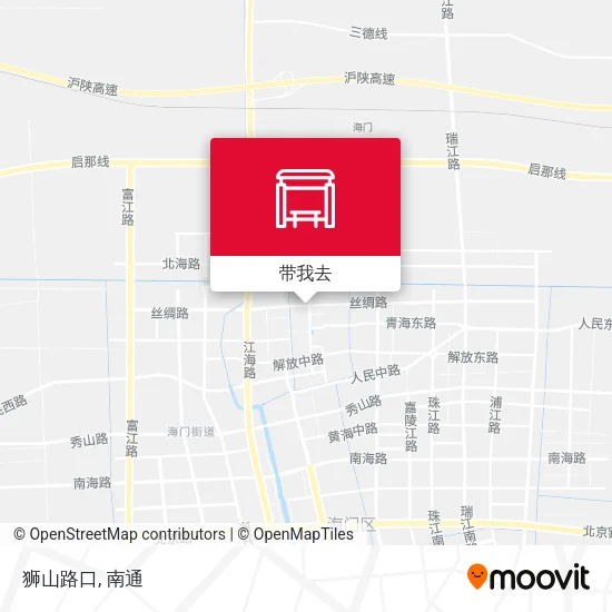 狮山路口地图
