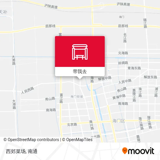 西郊菜场地图