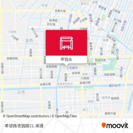 希望路杏园路口地图