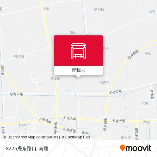 S225庵东路口地图