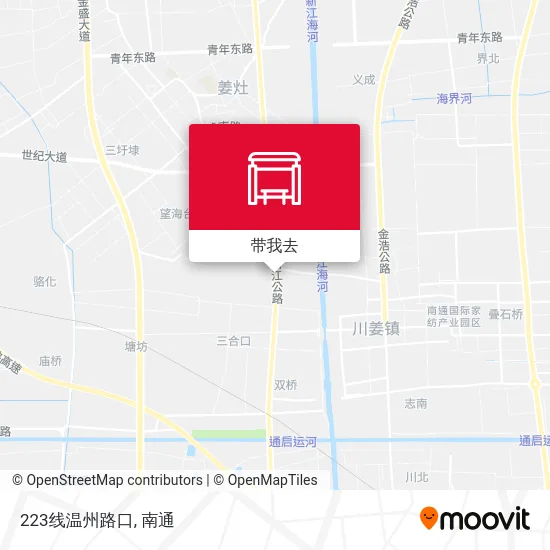 223线温州路口地图