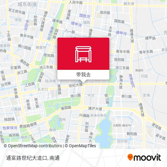通富路世纪大道口地图