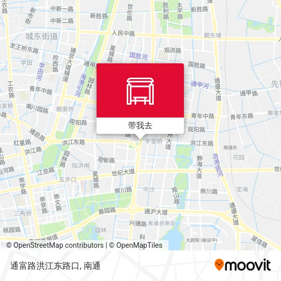 通富路洪江东路口地图