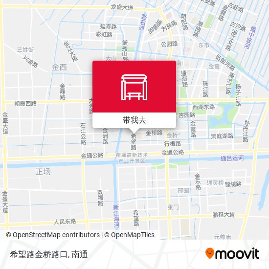 希望路金桥路口地图