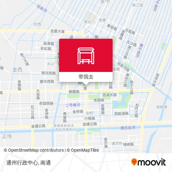 通州行政中心地图
