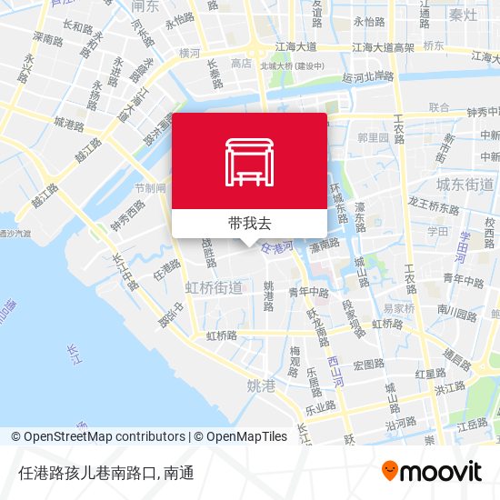 任港路孩儿巷南路口地图
