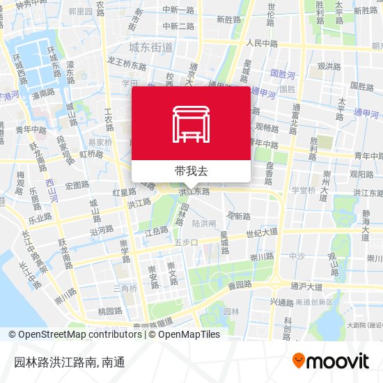 园林路洪江路南地图