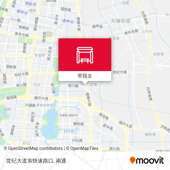 世纪大道东快速路口地图