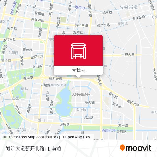 通沪大道新开北路口地图