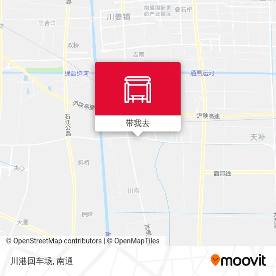 川港回车场地图