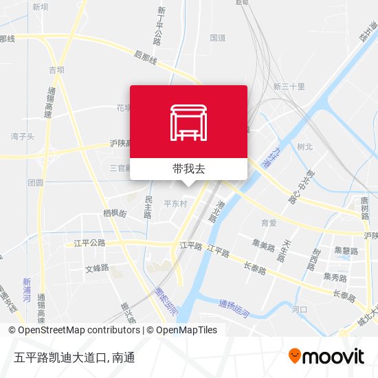 五平路凯迪大道口地图
