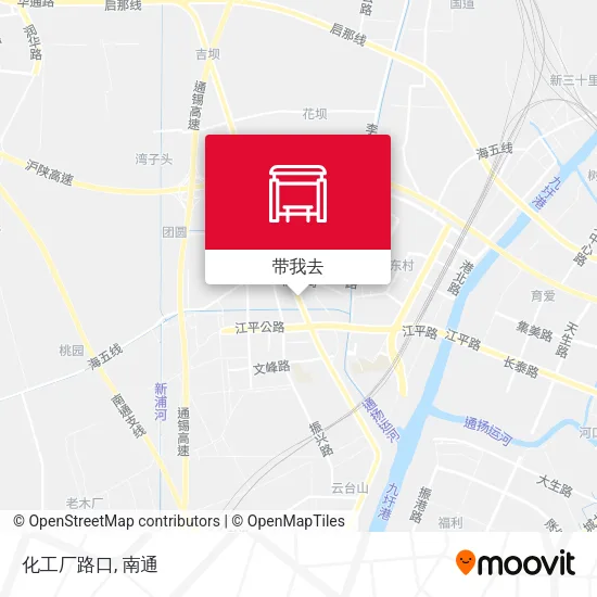化工厂路口地图
