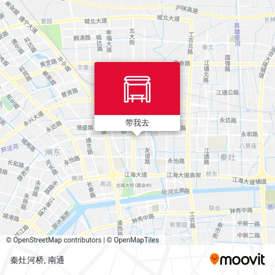 秦灶河桥地图