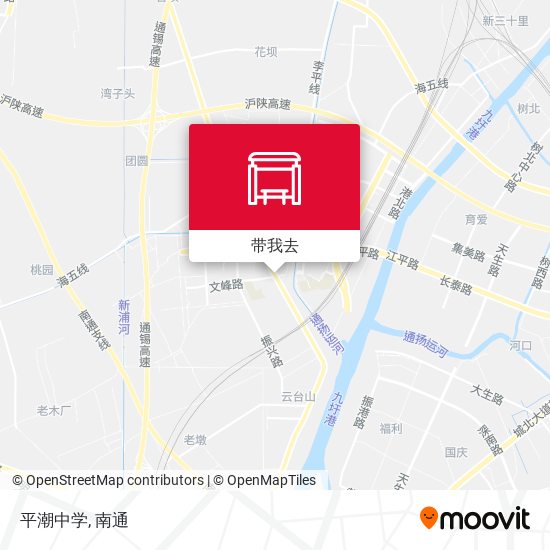 平潮中学地图