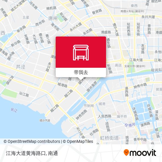 江海大道黄海路口地图