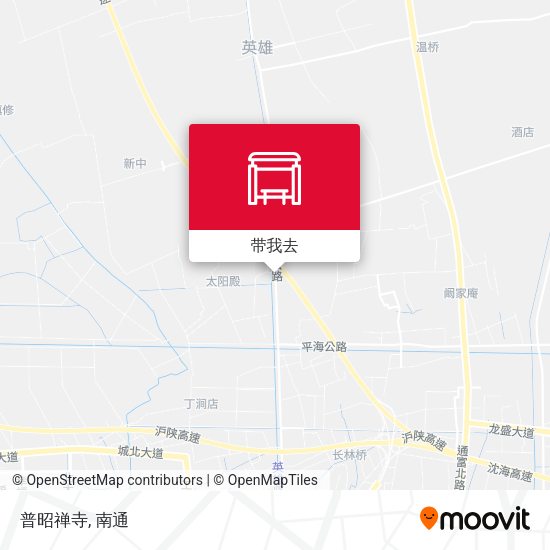 普昭禅寺地图