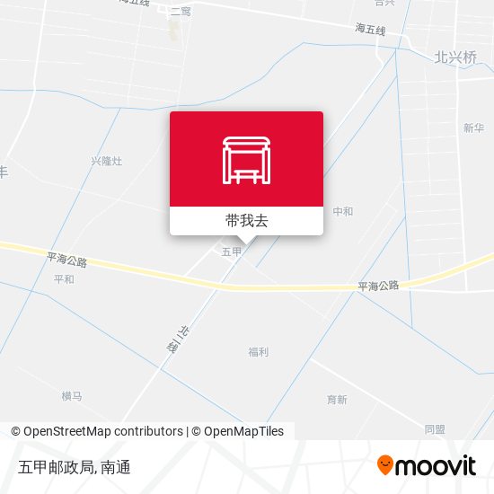 五甲邮政局地图