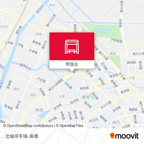 北城停车场地图