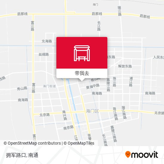 拥军路口地图