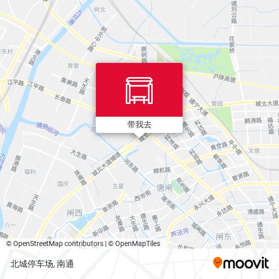 北城停车场地图