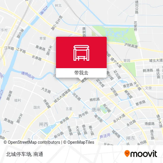 北城停车场地图