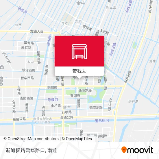 新通掘路碧华路口地图