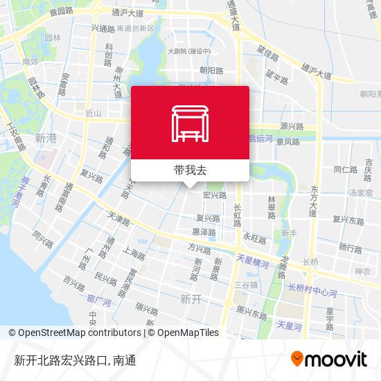 新开北路宏兴路口地图