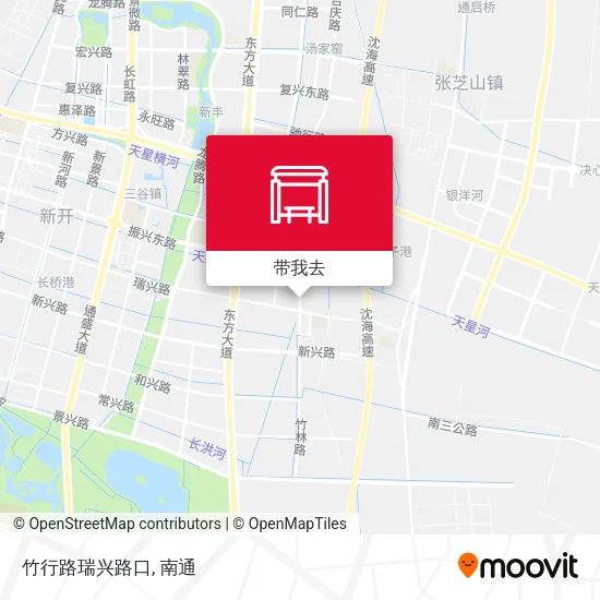 竹行路瑞兴路口地图