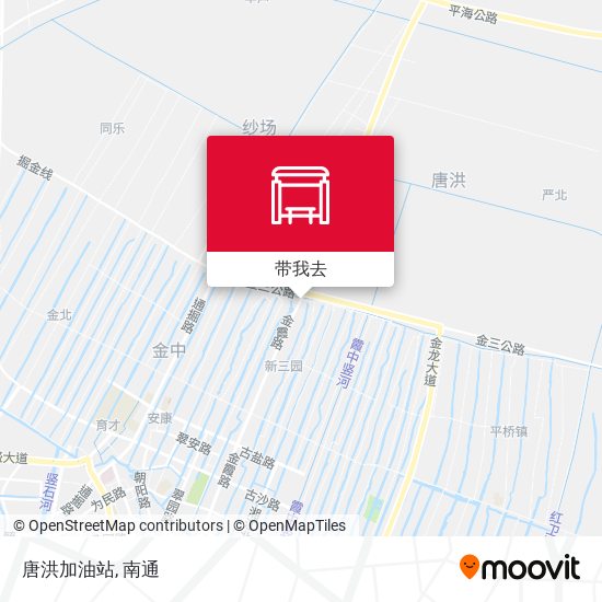 唐洪加油站地图