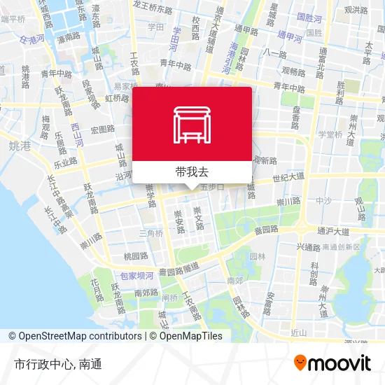 市行政中心地图