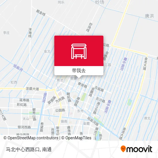 马北中心西路口地图