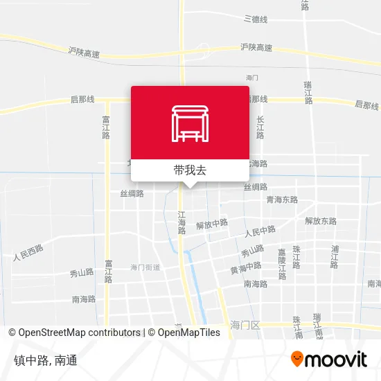 镇中路地图