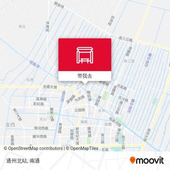 通州北站地图