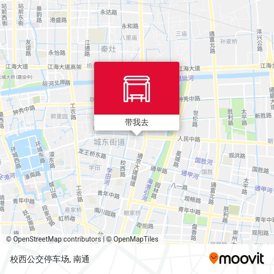 校西公交停车场地图