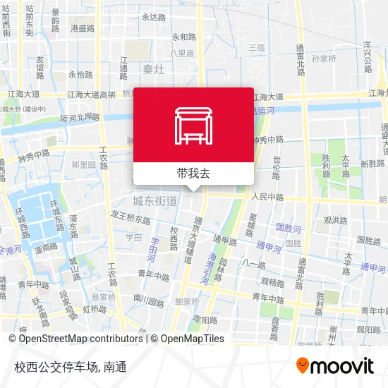校西公交停车场地图