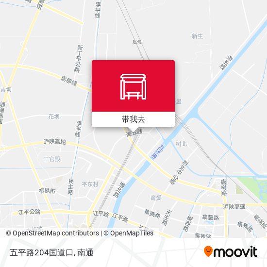 五平路204国道口地图