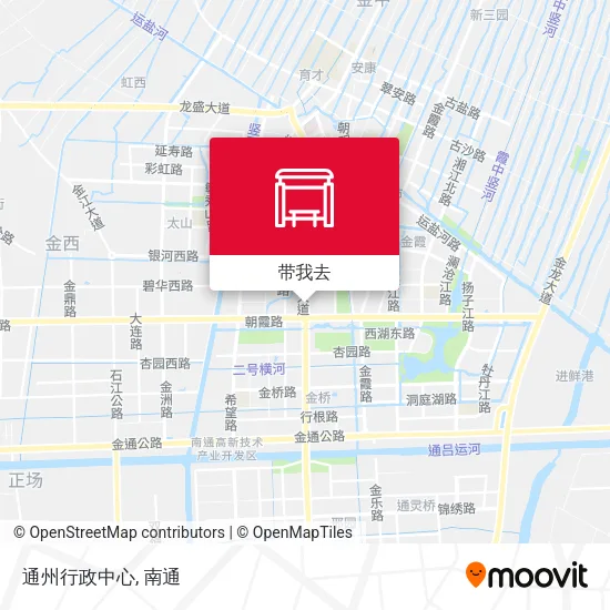 通州行政中心地图