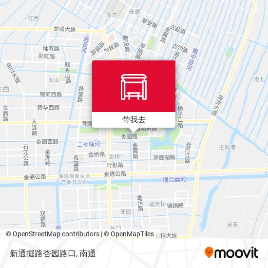 新通掘路杏园路口地图