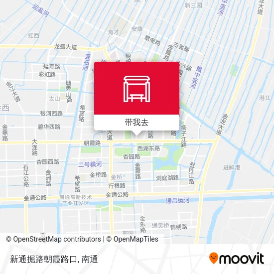 新通掘路朝霞路口地图