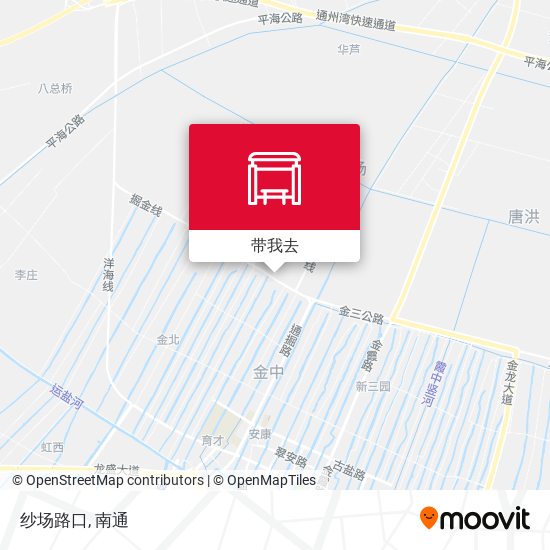 纱场路口地图