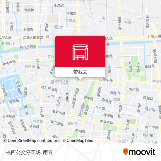 校西公交停车场地图