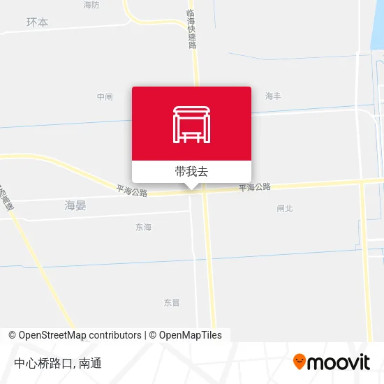 中心桥路口地图