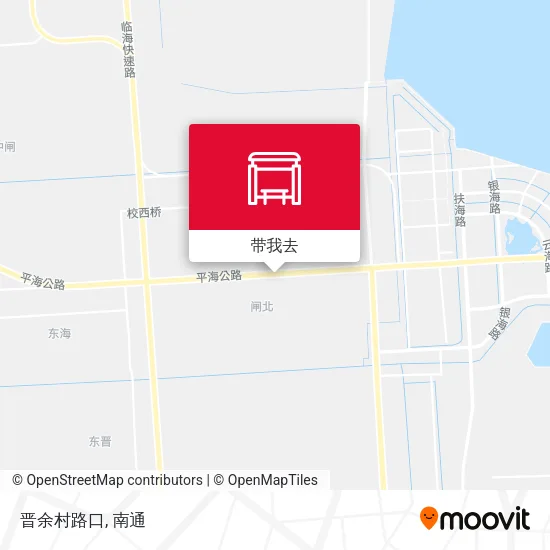 晋余村路口地图