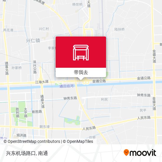 兴东机场路口地图