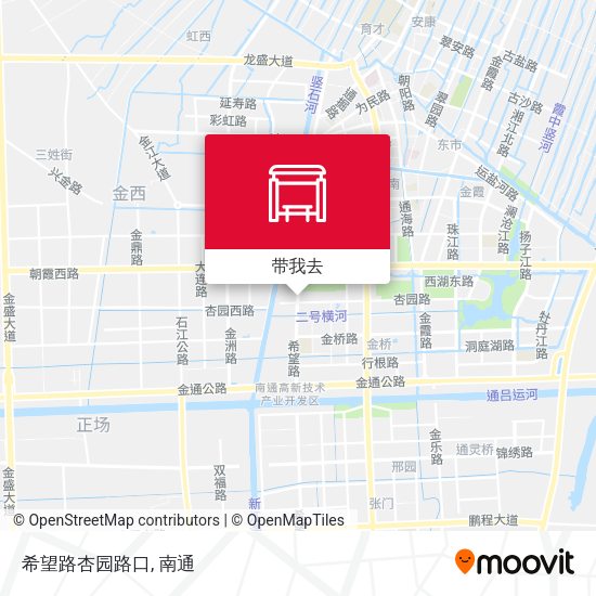 希望路杏园路口地图