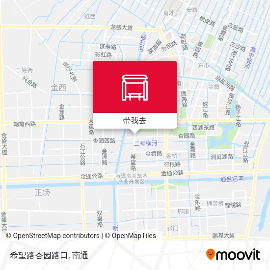 希望路杏园路口地图