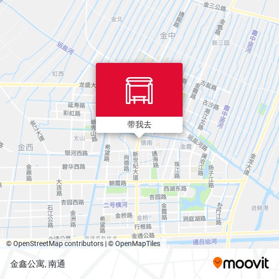 金鑫公寓地图