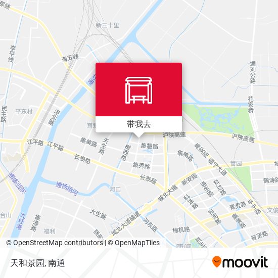 天和景园地图