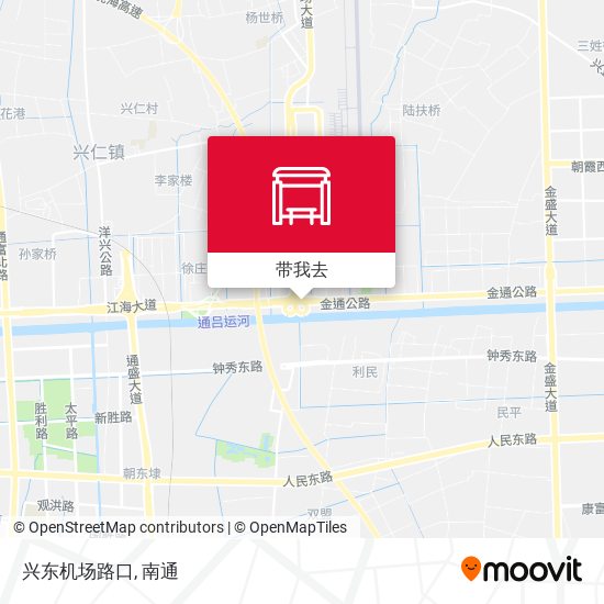 兴东机场路口地图
